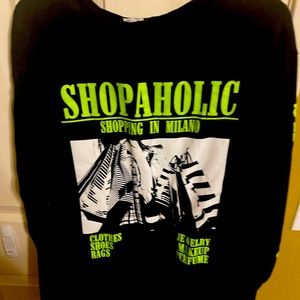 Barely Worn Shopaholic Pull Over